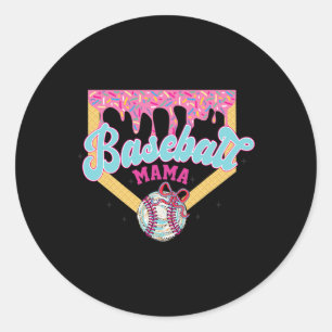 Bysebyll Drip Mama Ice Cream Drip Kids Boys Byseby Classic Round Sticker