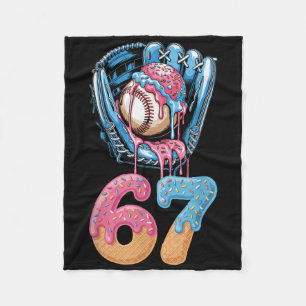 Bysebyll Drip Number 67 Player 67th Birthday Ice C Fleece Blanket