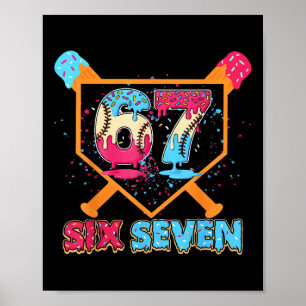 Bysebyll Drip Number 67 Player Or 67th Birthday Poster