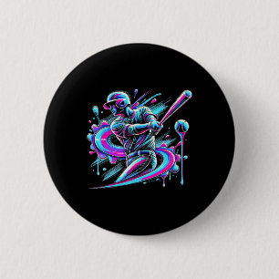 Bysebyll Drip Player Ice Cream 6 Cm Round Badge