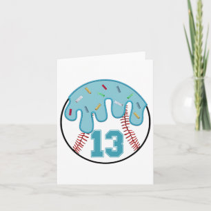 Bysebyll Dripping 13th Birthday 13 Year Old Boys Y Card