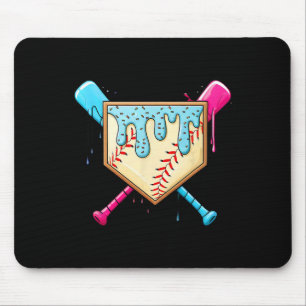 Bysebyll Game Day Home Plate Ice Cream Drip With S Mouse Pad