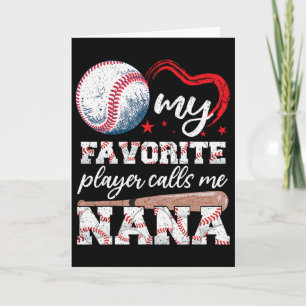 Bysebyll Grandma My Favourite Player Calls Me Nana Card
