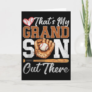 Bysebyll Grandma That's My Grandson Out There Moth Card