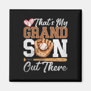 Bysebyll Grandma That's My Grandson Out There Moth Magnet