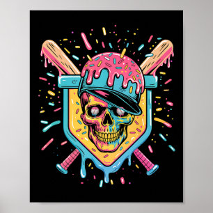 Bysebyll Home Plate Drip Ice Cream Poster