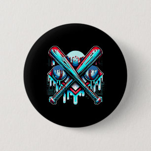 Bysebyll Home Plate Drip Ice Cream Sprinkles Byseb 6 Cm Round Badge
