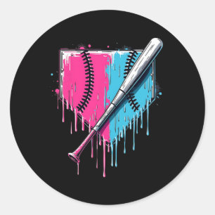 Bysebyll Home Plate Drip With Sprinkles Drip Ice C Classic Round Sticker