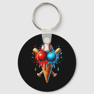 Bysebyll Ice Cream Bysebyll Kids Men Women Key Ring