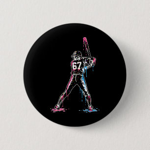 Bysebyll Ice Cream Drip 67 Boys And Girls Bytter ( 6 Cm Round Badge