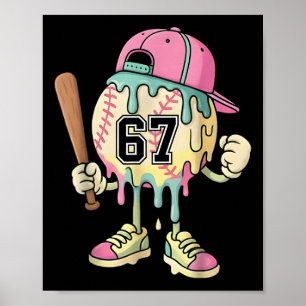 Bysebyll Ice Cream Drip 67 Boys And Girls Bytter G Poster