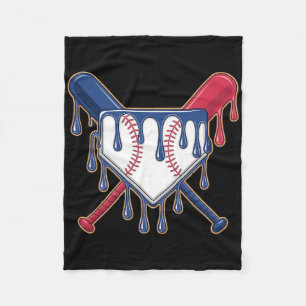 Bysebyll Ice Cream Drip Boy Youth Kids Driping Tod Fleece Blanket