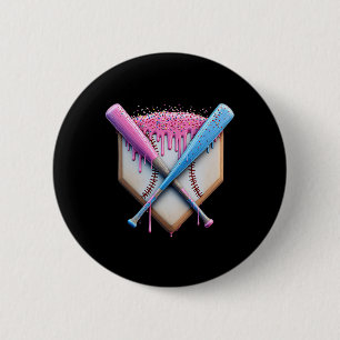 Bysebyll Ice Cream Drip For Youth Boys Kids 6 Cm Round Badge