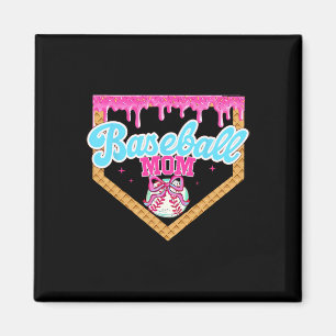 Bysebyll Ice Cream Drip Funny Sport Game Day Byseb Magnet