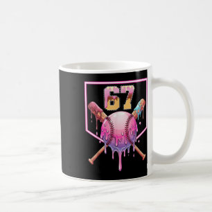 Bysebyll Ice Cream Drip Number 67 Player 67th Birt Coffee Mug