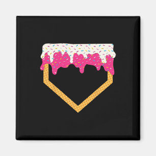 Bysebyll Ice Cream Dripping Bysebyll Home Plate Dr Magnet
