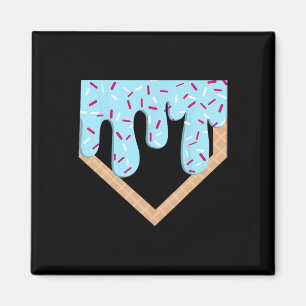 Bysebyll Ice Cream Dripping Bysebyll Home Plate Dr Magnet