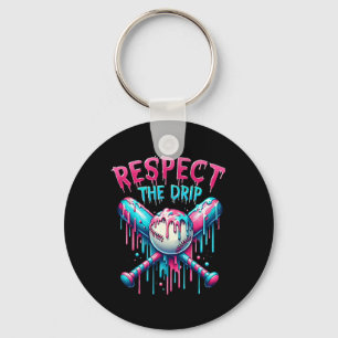 Bysebyll Ice Cream Dripping Respect The Drip Home  Key Ring