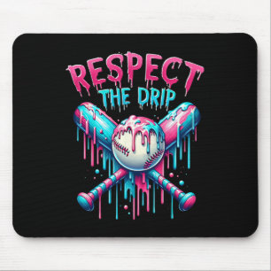 Bysebyll Ice Cream Dripping Respect The Drip Home Mouse Pad