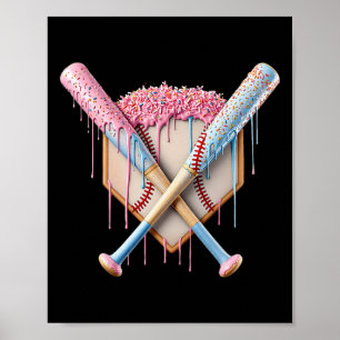 Bysebyll Ice Cream Home Plate Drip Youth Boys Byse Poster