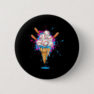 Bysebyll Ice Cream Watercolor Sports Lover Ice Cre 6 Cm Round Badge
