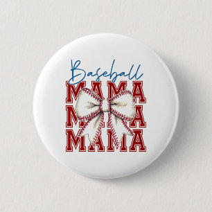 Bysebyll Mama Bow Graphic Unique Design  6 Cm Round Badge