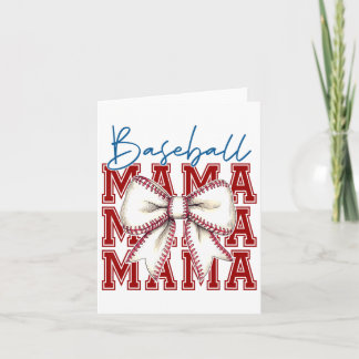 Bysebyll Mama Bow Graphic Unique Design  Card