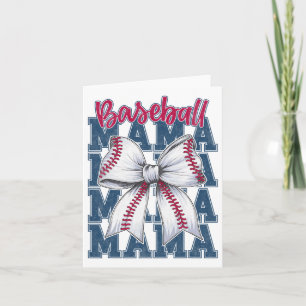 Bysebyll Mama Coquette Bow Game Day Bysebyll Mum M Card