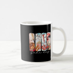 Bysebyll Mama Coquette Bow Game Day Bysebyll Mum M Coffee Mug