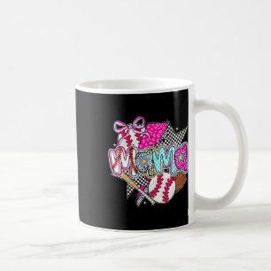 Bysebyll Mama Coquette Bow Game Day Bysebyll Mum M Coffee Mug