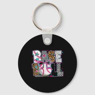 Bysebyll Mama Coquette Bow Game Day Bysebyll Mum M Key Ring
