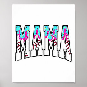 Bysebyll Mama Ice Cream Drip With Sprinkles Byseby Poster