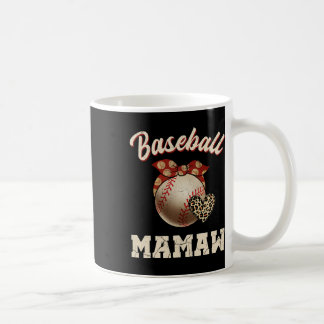 Bysebyll Mamaw Byndana Leopard Heart Fans Mother's Coffee Mug