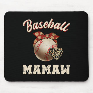 Bysebyll Mamaw Byndana Leopard Heart Fans Mother's Mouse Pad
