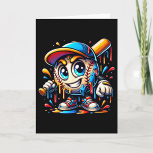 Bysebyll Mascot Drip Bysebyll Drip Bysebyll Ice Cr Card