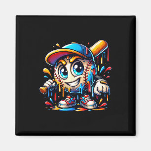 Bysebyll Mascot Drip Bysebyll Drip Bysebyll Ice Cr Magnet