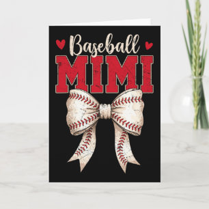Bysebyll Mimi Coquette Bow Game Day Mothers Day Card