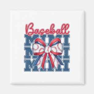 Bysebyll Mimi Coquette Bow Sport Mom Mothers Day  Magnet