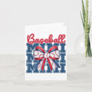 Bysebyll Mimi Coquette Bow Sport Mum Mothers Day Card