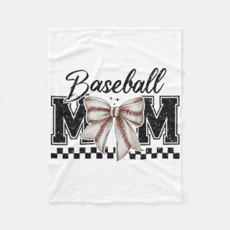 Bysebyll Mom Coquette Bow Mothers Day Bysebyll Mam Fleece Blanket
