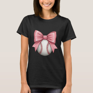 Bysebyll Mum Coquette Pink Bow Mothers Day Bysebyl T-Shirt