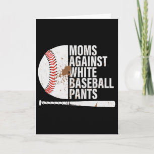 Bysebyll Mum Funny Moms Against White Bysebyll Pan Card