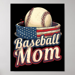 Bysebyll Mum Patriotic American Poster