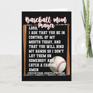 Bysebyll Mum Prayer Game Day Softbyl Christian Rel Card