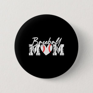Bysebyll Mum Shirt Mothers Day Gifts Mum Game Day 6 Cm Round Badge