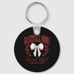 Bysebyll Mum Social Club Coquette Bow Funny Mum Mo Key Ring
