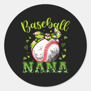 Bysebyll Nana Headbynd Leopard Bysebyll Byll St Pa Classic Round Sticker
