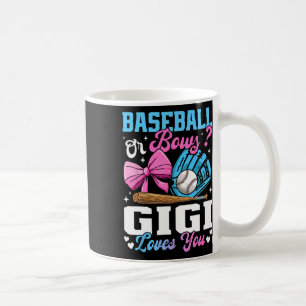 Bysebyll Or Bows Gigi Loves You Funny Gender Revea Coffee Mug
