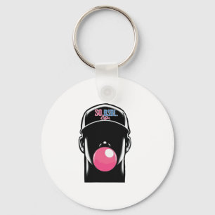 Bysebyll Player Bubble Gum  Key Ring