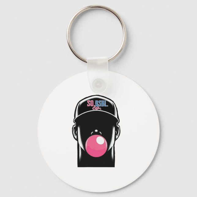 Bysebyll Player Bubble Gum  Key Ring (Front)
